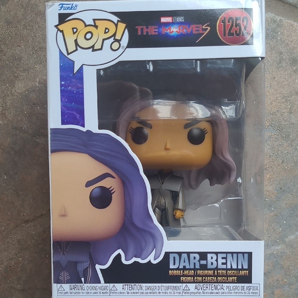New in box! Funko Pop! Marvels Dar Benn Figure 1252 bobblehead